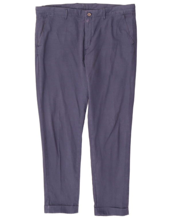 Spodnie Chino MASSIMO DUTTI Męskie Zwężane EU 48 XL W38 L30 Granatowe