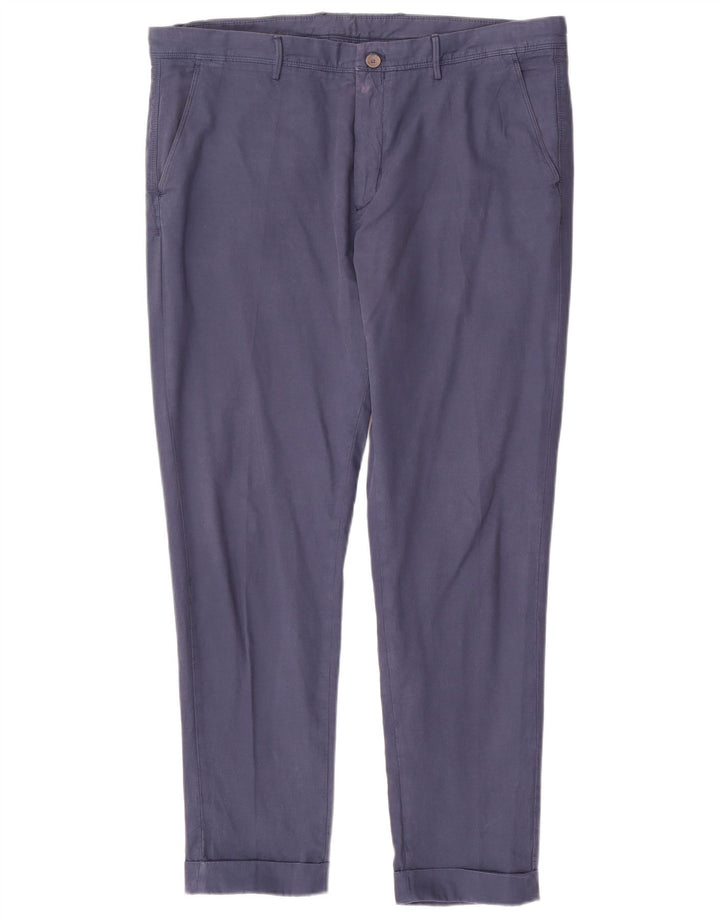 Spodnie Chino MASSIMO DUTTI Męskie Zwężane EU 48 XL W38 L30 Granatowe