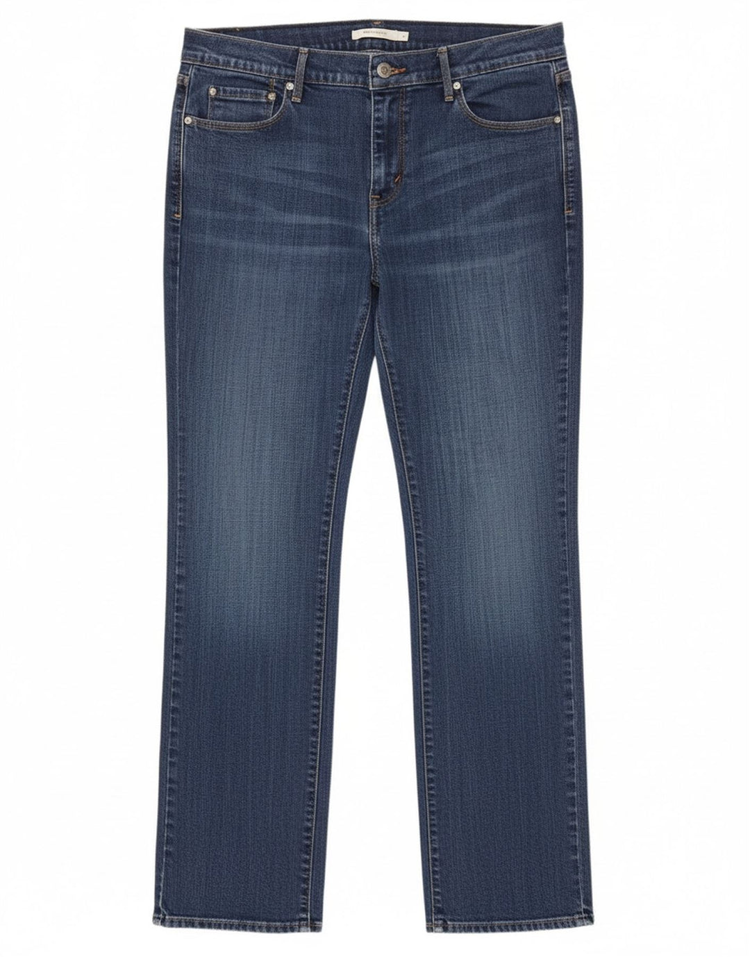Damskie jeansy Levi's 505 Straight W31 L32 Niebieskie bawełniane