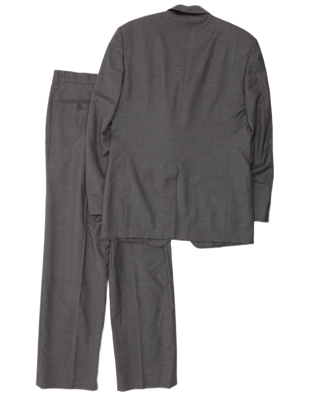 Cerruti 1881 Męski garnitur dwuczęściowy z 3 guzikami IT 48 Średni W34 L32 Szara bawełna