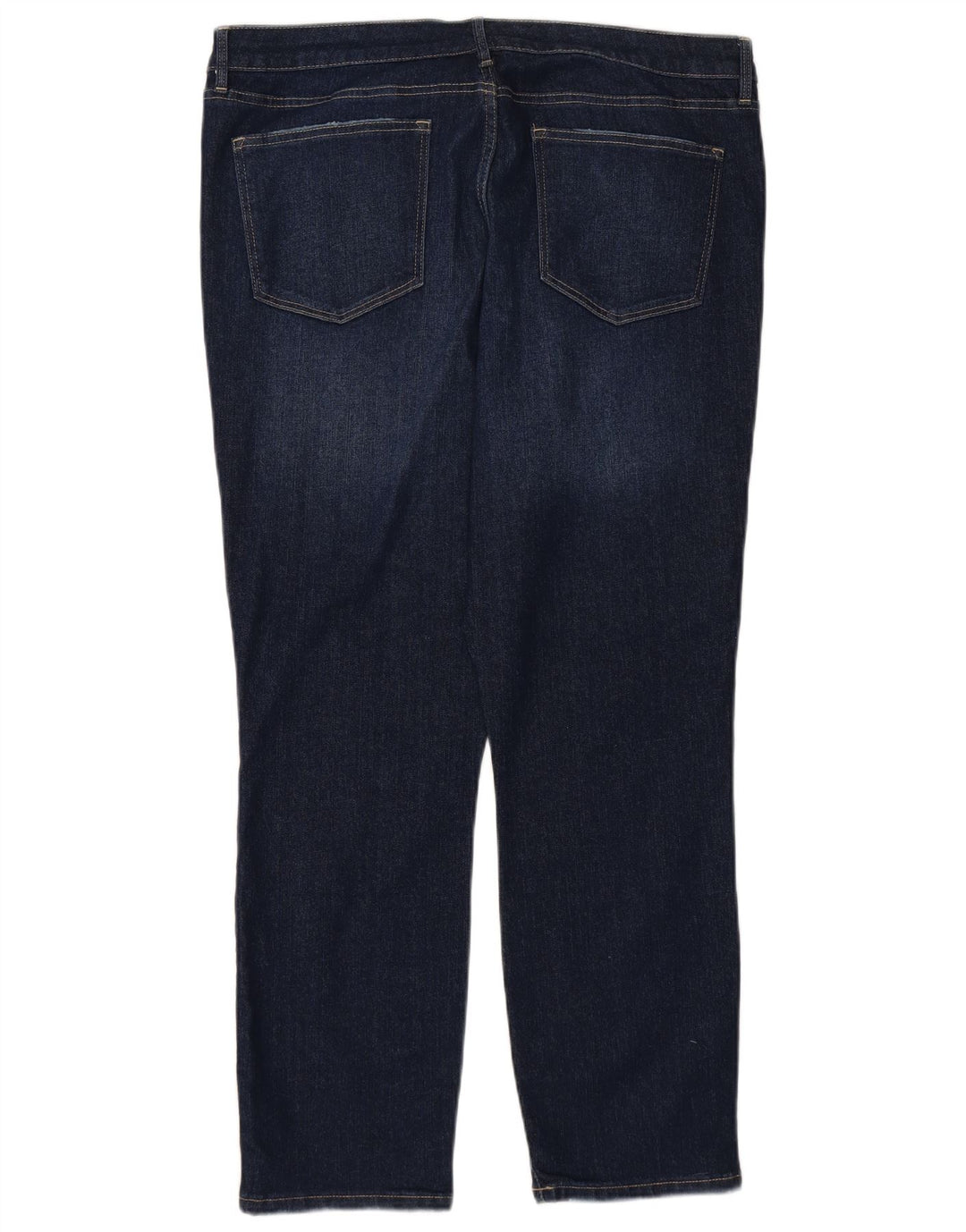 Dżinsy damskie TOMMY HILFIGER proste z wysokim stanem US 16 2XL W38 L28 granatowe