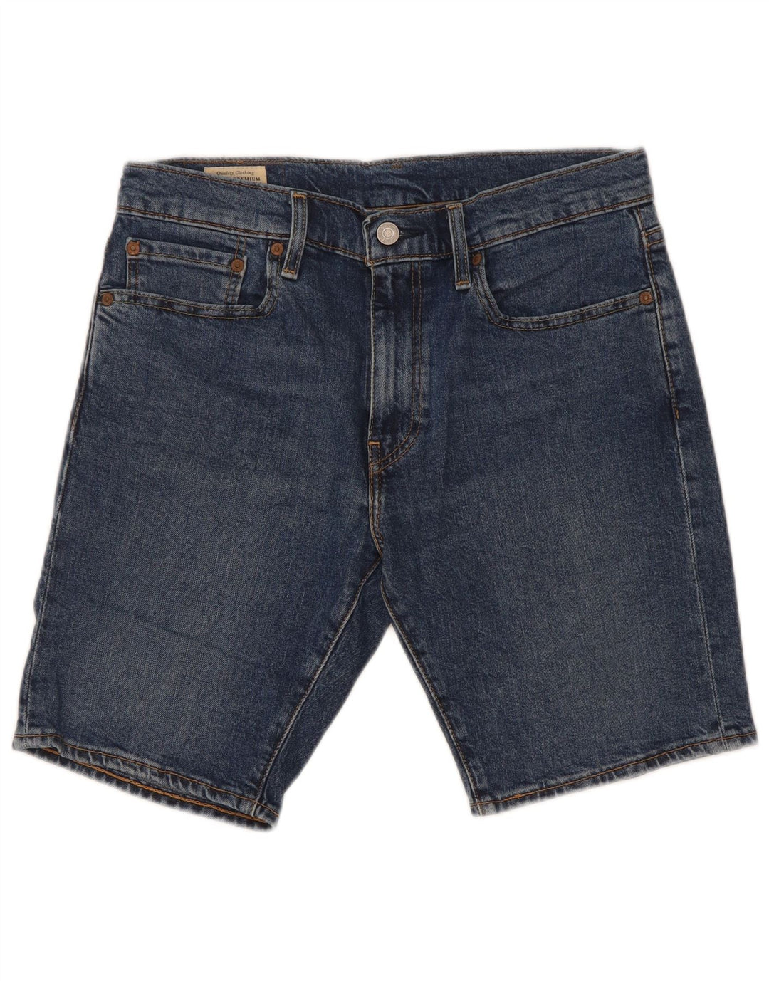 Męskie spodenki jeansowe Levi's 412 W31 Średnioniebieskie, bawełniane