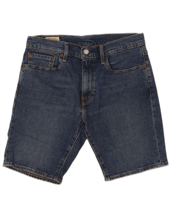 Męskie spodenki jeansowe Levi's 412 W31 Średnioniebieskie, bawełniane