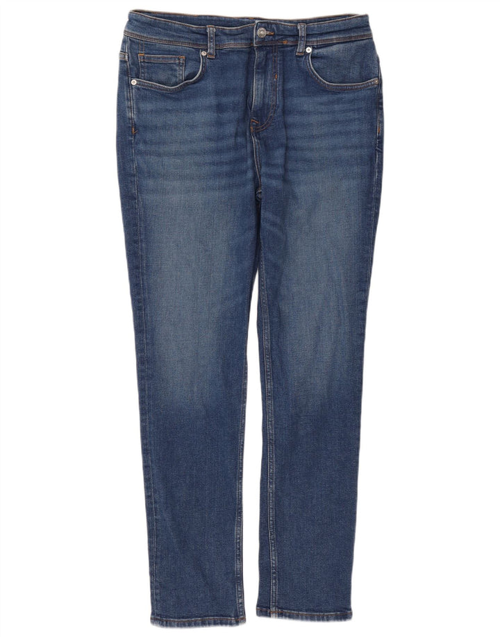 Męskie jeansy Zara Slim EU 44 Large W34 L30 Niebieskie