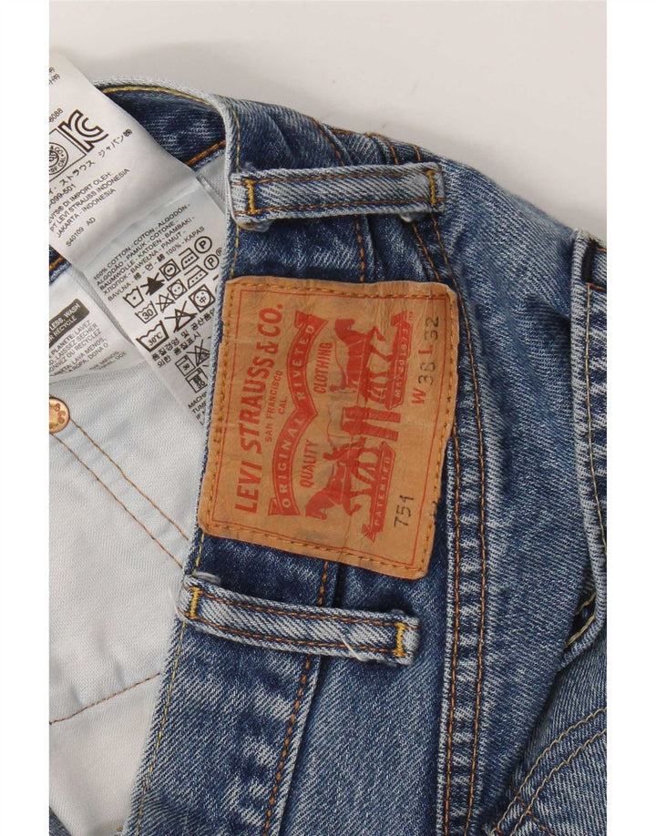 Męskie dżinsy Levi's 751 Straight W36 L29 Niebieskie bawełniane