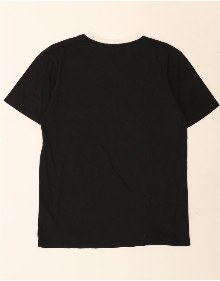 Męski T-shirt z grafiką Vans, duży, czarny, z geometrycznej bawełny