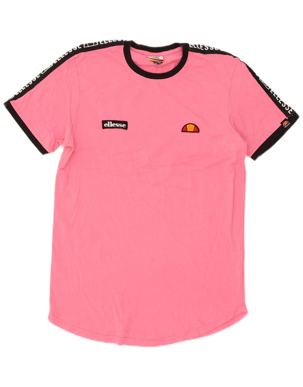 Męska koszulka z grafiką Ellesse Top w kolorze średniego różu