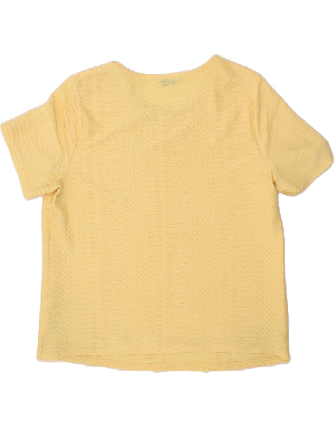 EASTEX Womens Blouse Top UK 16 Large Yellow Polyester Vintage Eastex and Second-Hand Eastex from Messina Hembry 
