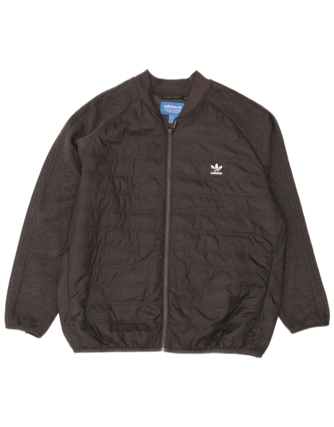 Męska ocieplana kurtka Adidas UK 42 XL Czarny poliester