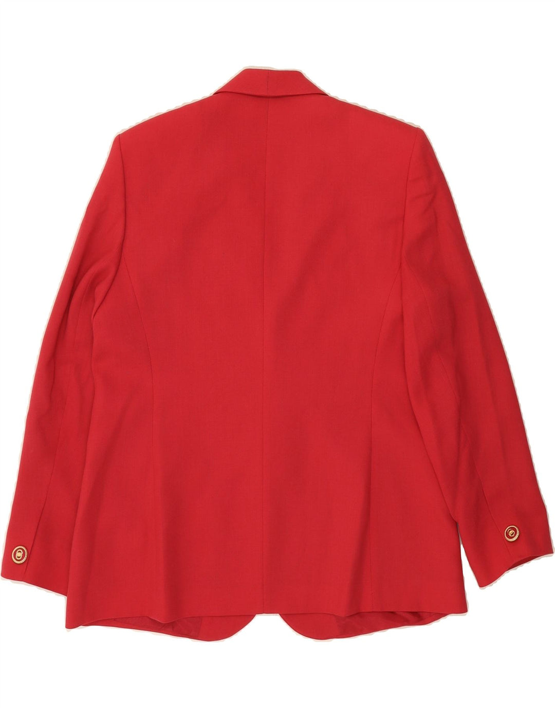 DORENE Womens 1 Button Blazer Jacket UK 16 Large  Red Polyester Vintage Dorene and Second-Hand Dorene from Messina Hembry 