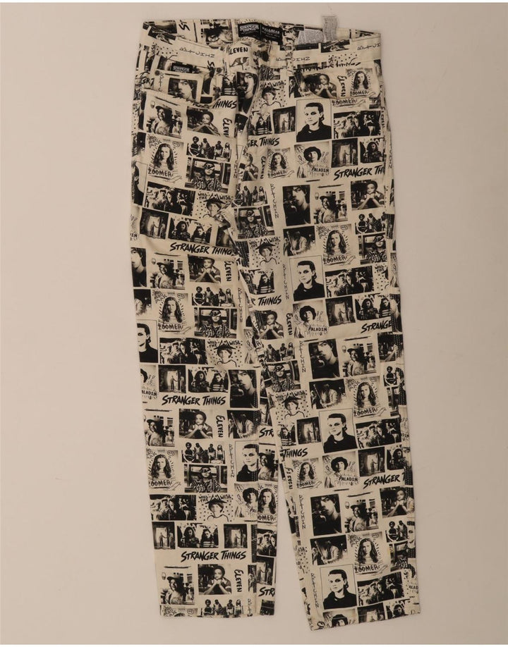 Męskie proste dżinsy Pull & Bear EU 40 Medium W31 L29 Off White
