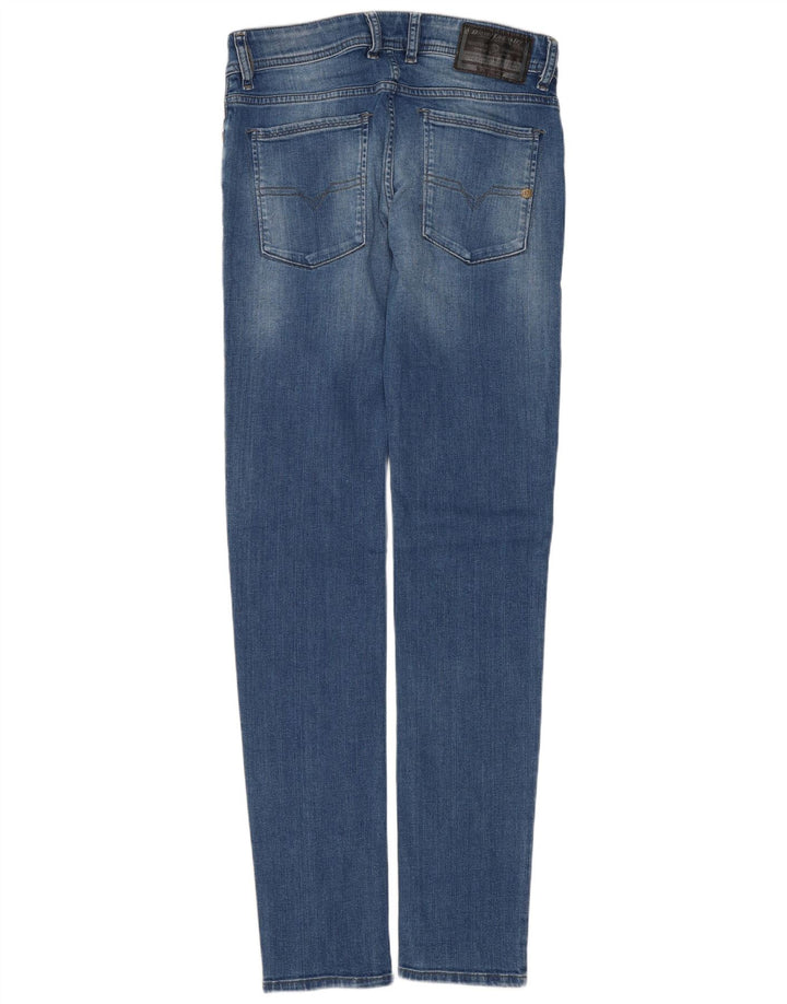 Damskie jeansy Diesel Slim W28 L32 Niebieskie bawełniane