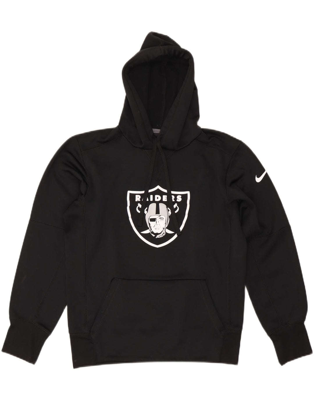 Damska bluza z kapturem oversize Las Vegas Raiders NIKE UK 10, mała czarna