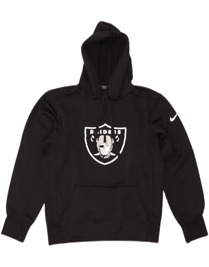 Damska bluza z kapturem oversize Las Vegas Raiders NIKE UK 10, mała czarna