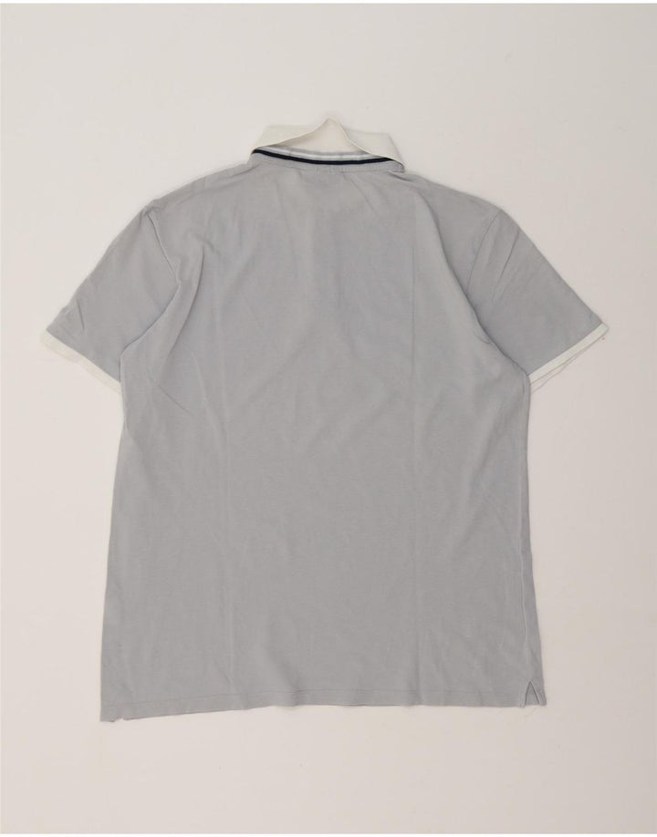 Męska koszulka polo Trussardi XL, szara, bawełniana