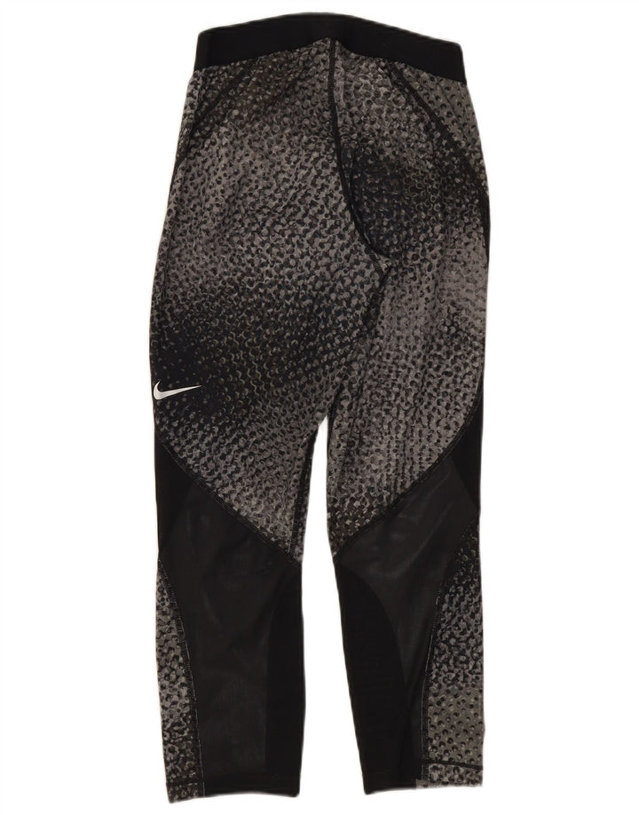 Damskie legginsy Nike Capri UK 12 w kolorze średnioszarym