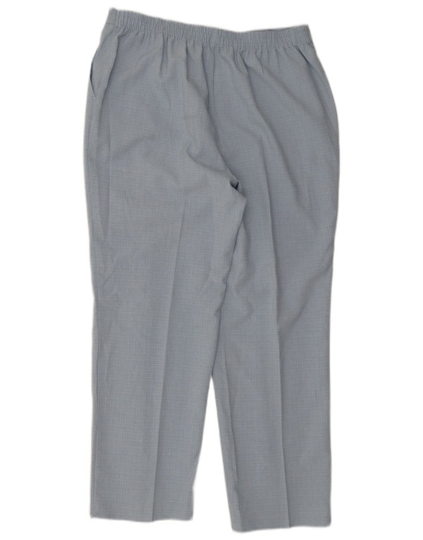 Damskie spodnie Chino Marks & Spencer UK 16 Large W32 L26 w niebieską kratkę