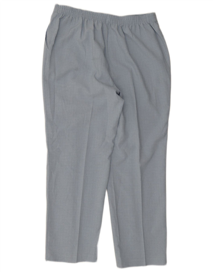 Damskie spodnie Chino Marks & Spencer UK 16 Large W32 L26 w niebieską kratkę