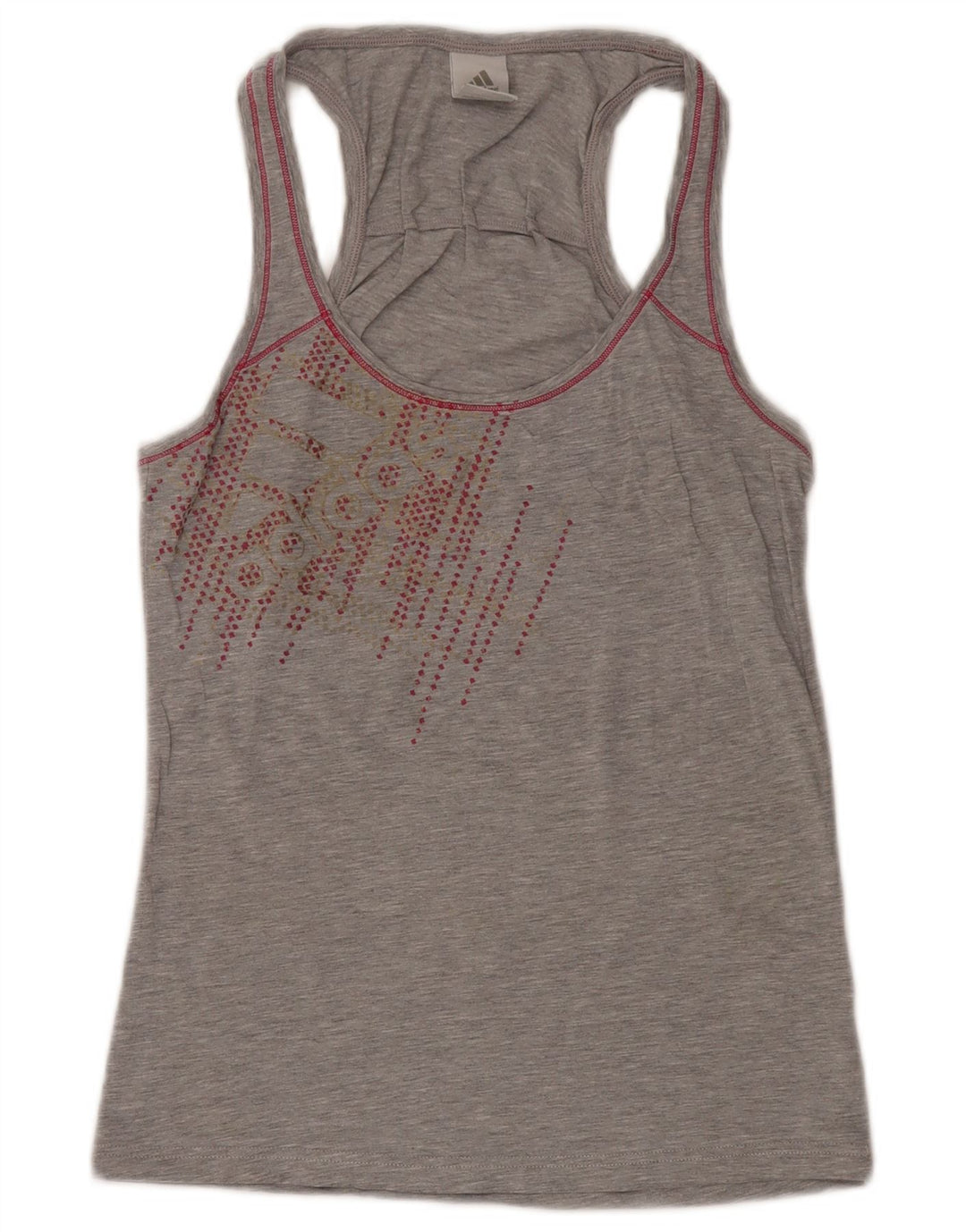 Damska kamizelka graficzna Adidas Top UK 12 Medium Grey Flecked