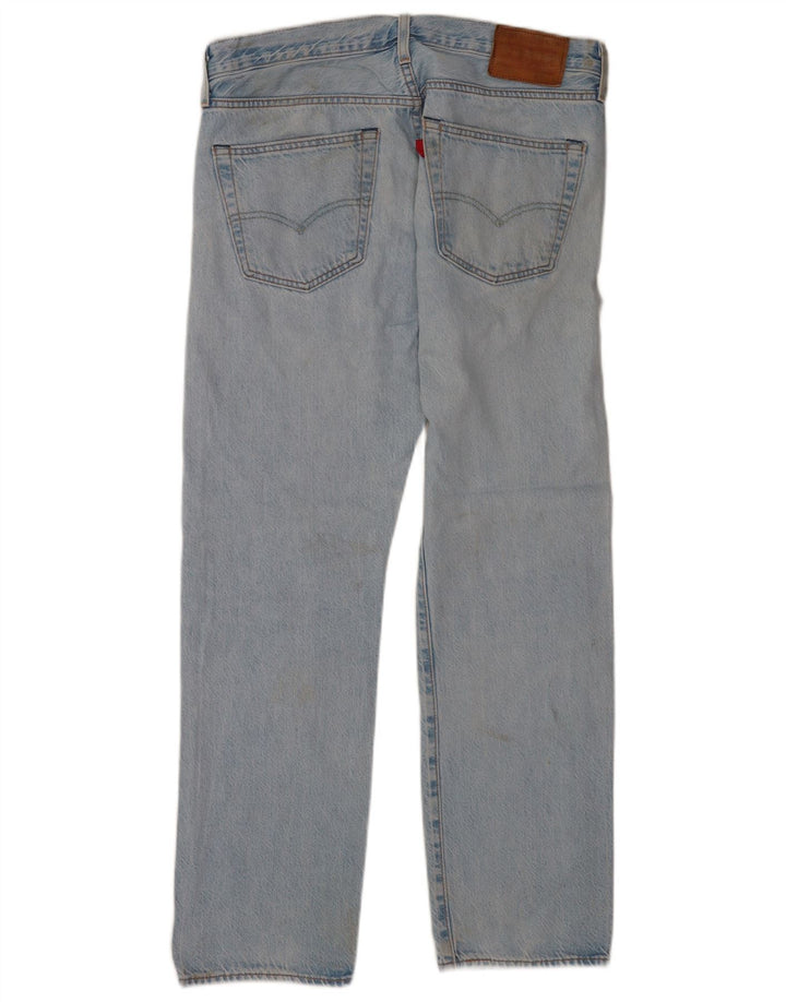 Męskie dżinsy Levi's 501 Straight W32 L30 Niebieskie bawełniane