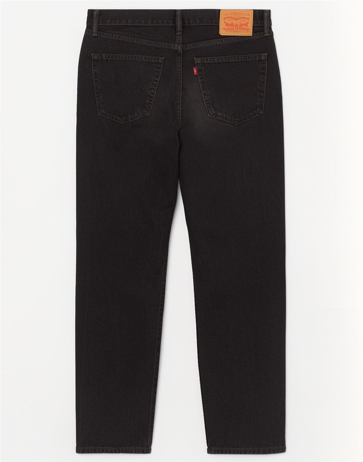 Damskie jeansy Levi's 505 Straight W36 L29 Czarne bawełniane