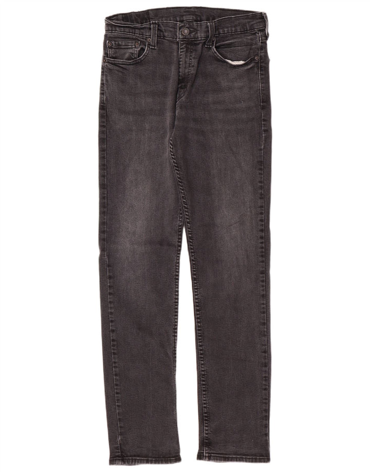 Męskie jeansy Levi's 511 Slim W33 L34 Szara bawełna