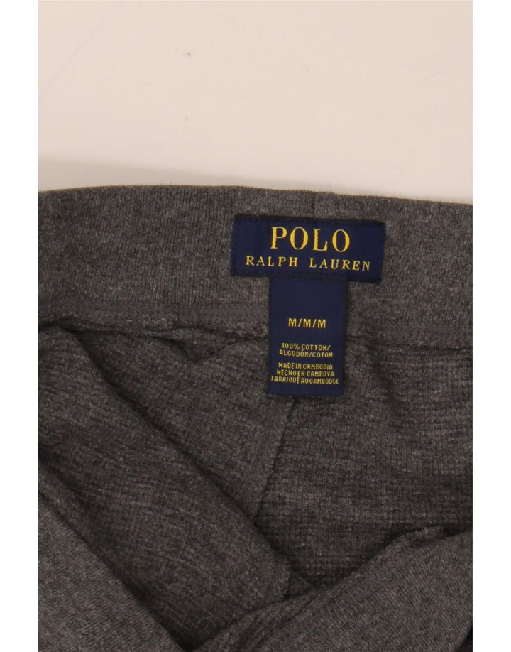 POLO RALPH LAUREN Męskie spodnie dresowe, średnioszare, bawełniane