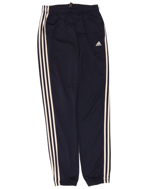Adidas Chłopięce Spodnie Dresowe Joggery 13-14 Lat Granatowy Poliester