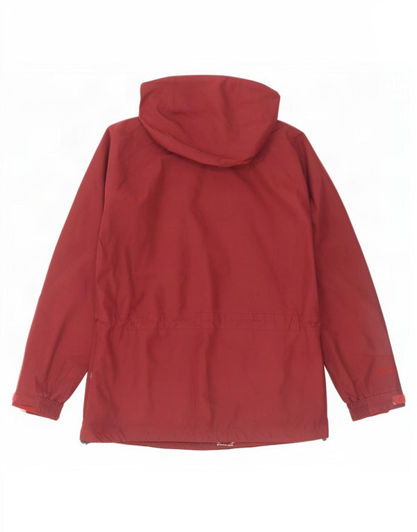 Damska kurtka przeciwdeszczowa z kapturem oversize Berghaus UK 10 Small Burgundowy nylon
