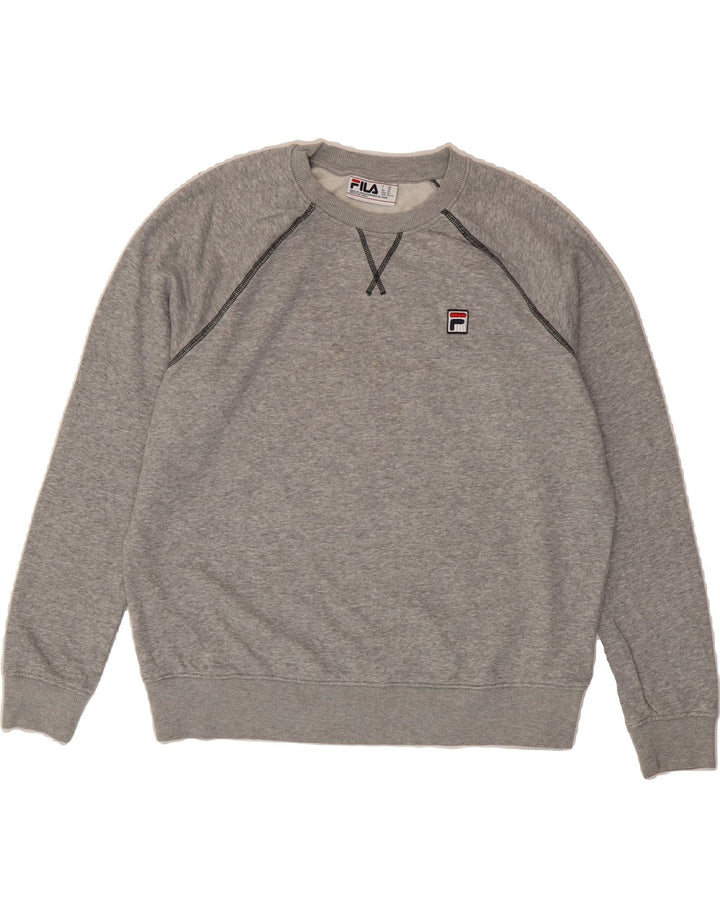 FILA Womens Sweatshirt Jumper UK 18 XL Grey Cotton Vintage Fila and Second-Hand Fila from Messina Hembry 