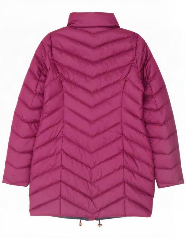 Liu Jo Womens Padded Coat IT 40 Small Purple Polyamide