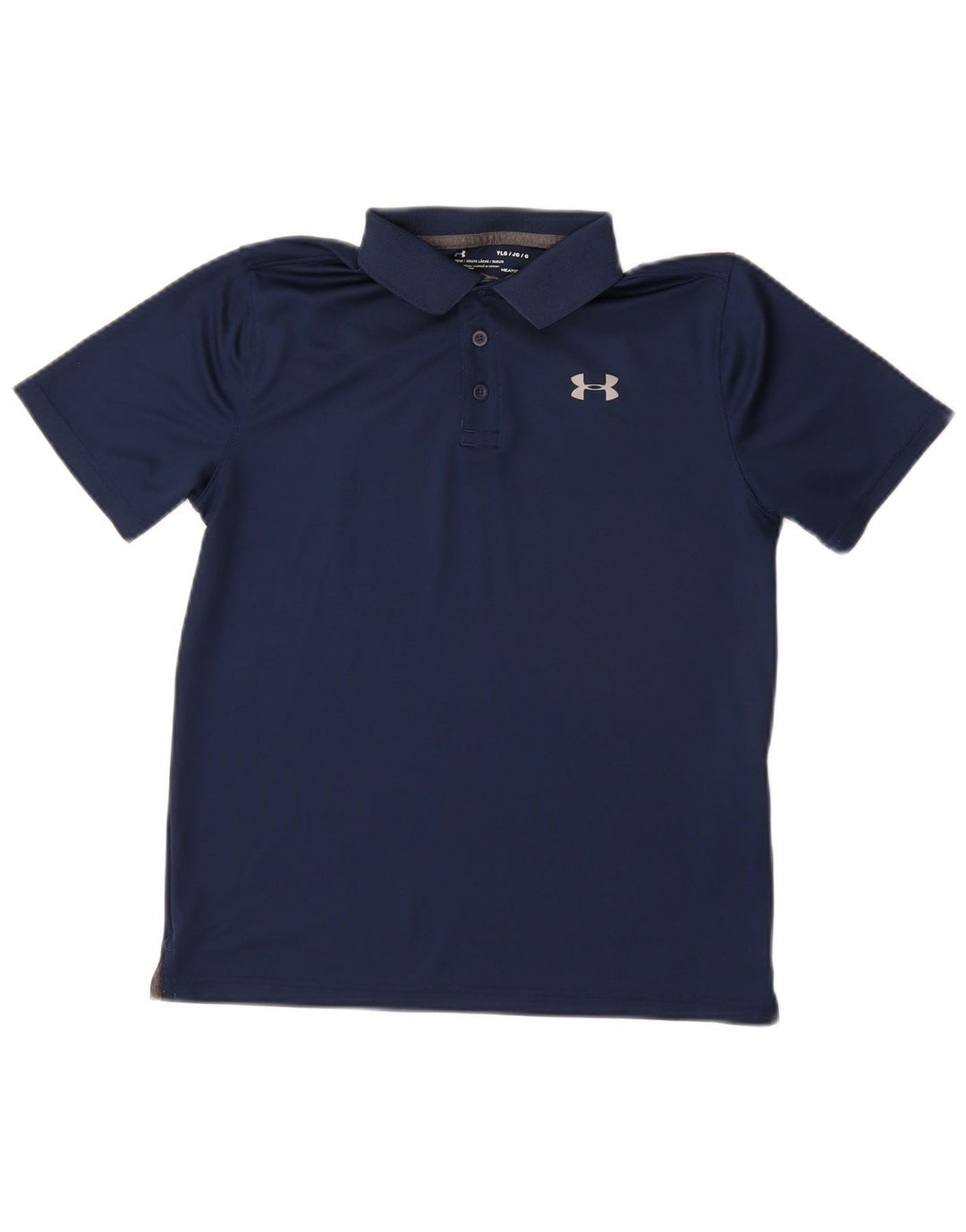 Chłopięca koszulka polo UNDER ARMOUR Heat Gear na 11-12 lat, kolor granatowy