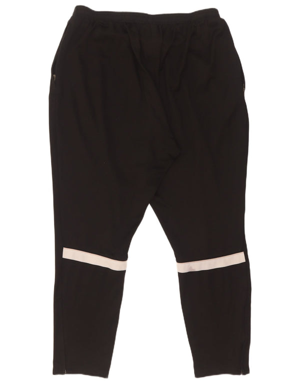 Męskie spodnie dresowe Nike Dri Fit 2XL, czarny poliester z blokami kolorów