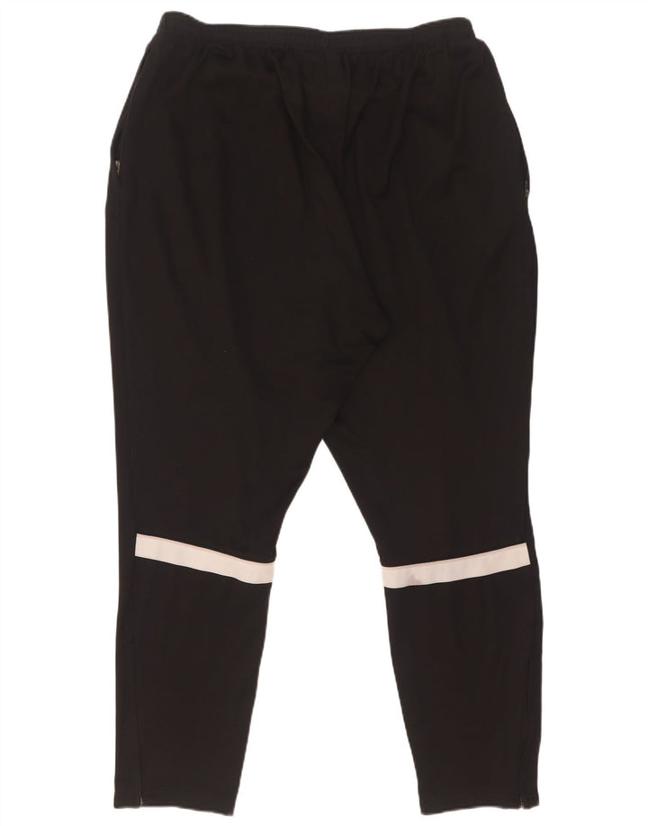 Męskie spodnie dresowe Nike Dri Fit 2XL, czarny poliester z blokami kolorów