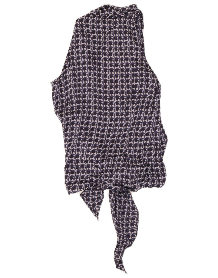 Damski kardigan bez rękawów Paul & Shark IT 42, średni granatowy