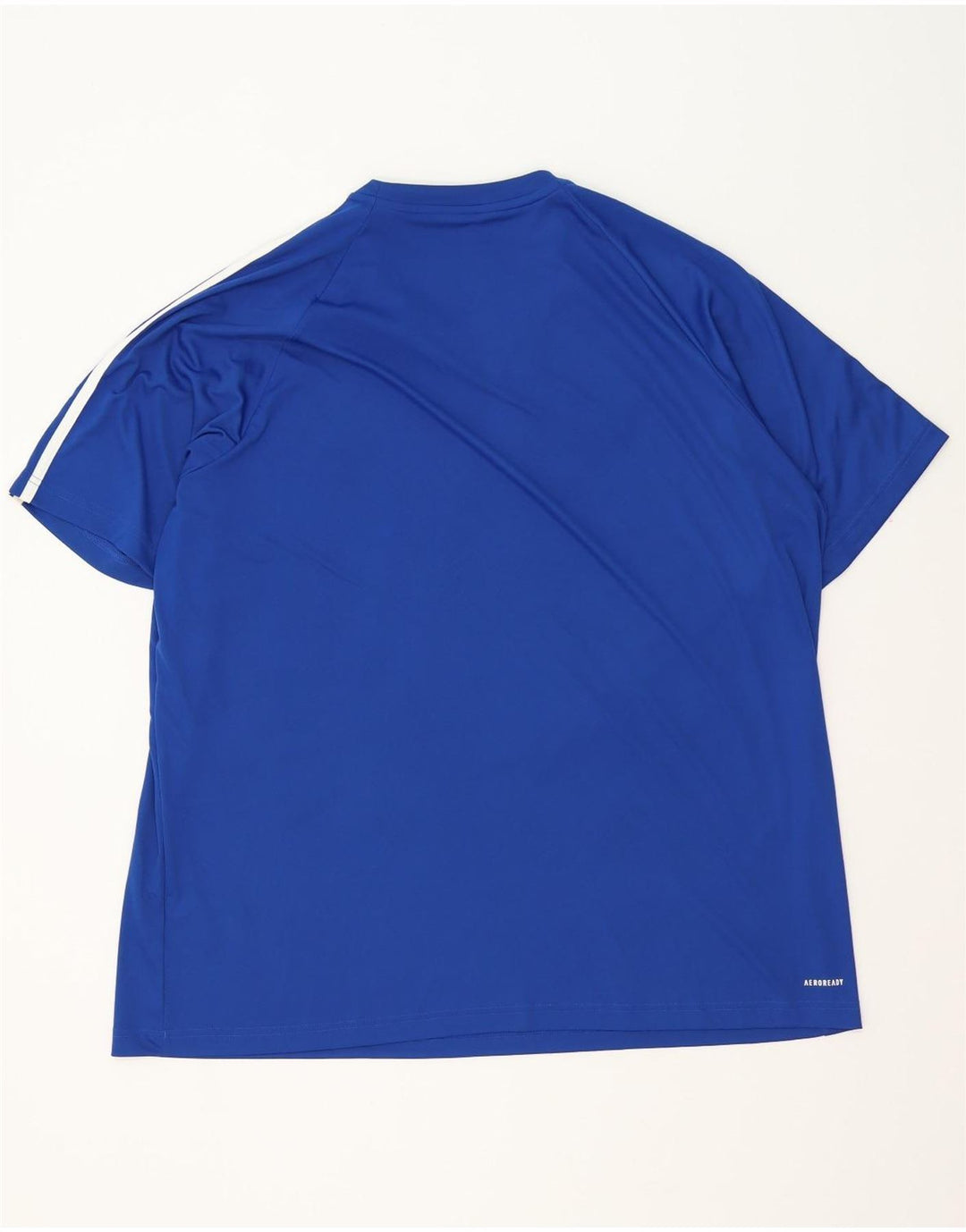 Adidas Męski T-shirt Aeroready Top 2XL Niebieski Poliester