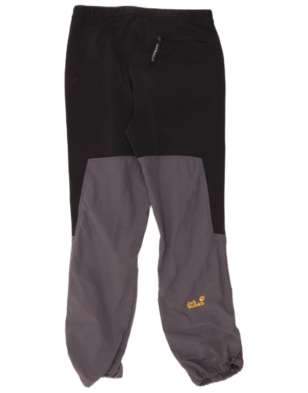 Męskie spodnie joggery Jack Wolfskin Medium W30 L30 Szary blok kolorów