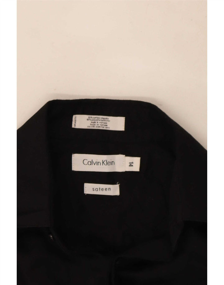 Koszula chłopięca Calvin Klein 13-14 lat, czarna, bawełniana