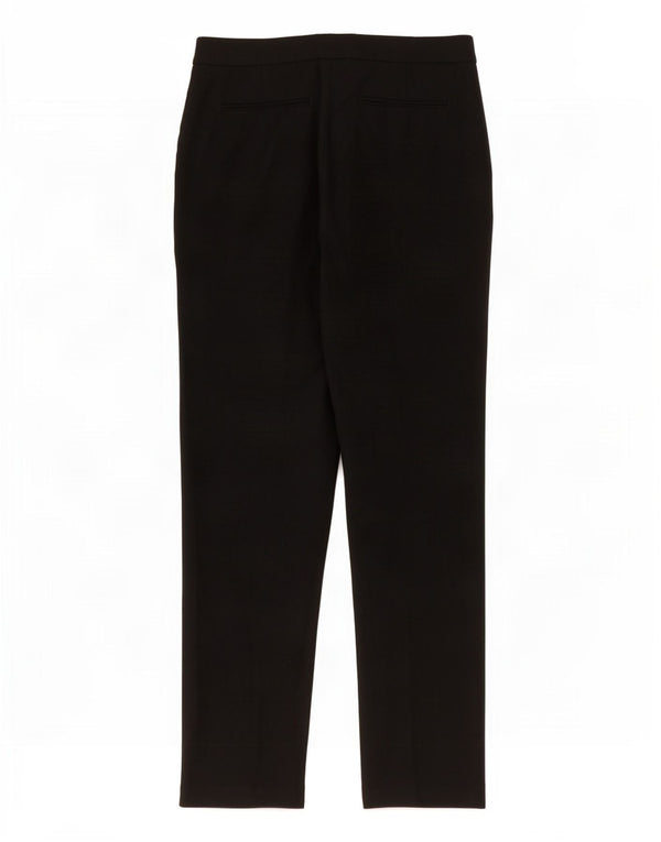 Proste spodnie damskie Reiss UK 8 Small W28 L27 Czarna wełna