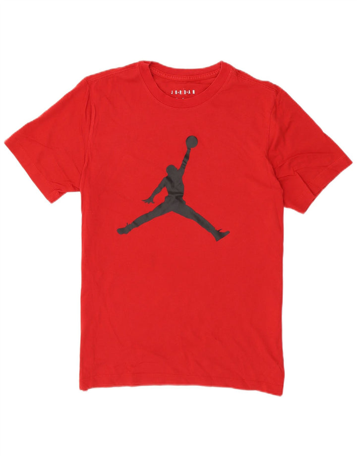 Męski T-shirt z grafiką Jordan, średni czerwony