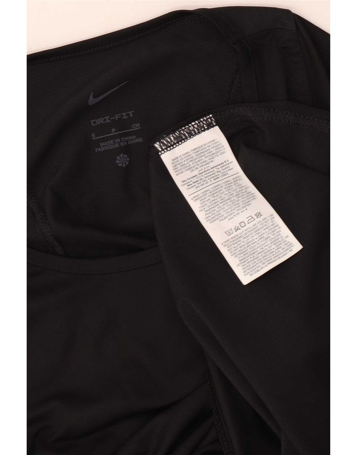 Damska koszulka Nike Dri Fit Top UK 10, mała, czarna, poliester