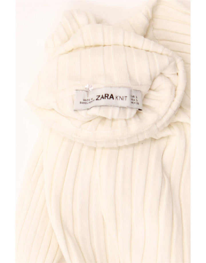 Damska bluzka Zara Crop Top UK 8 Small White