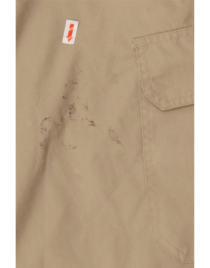 VINTAGE Mens Cargo Shorts W34 Large Beige