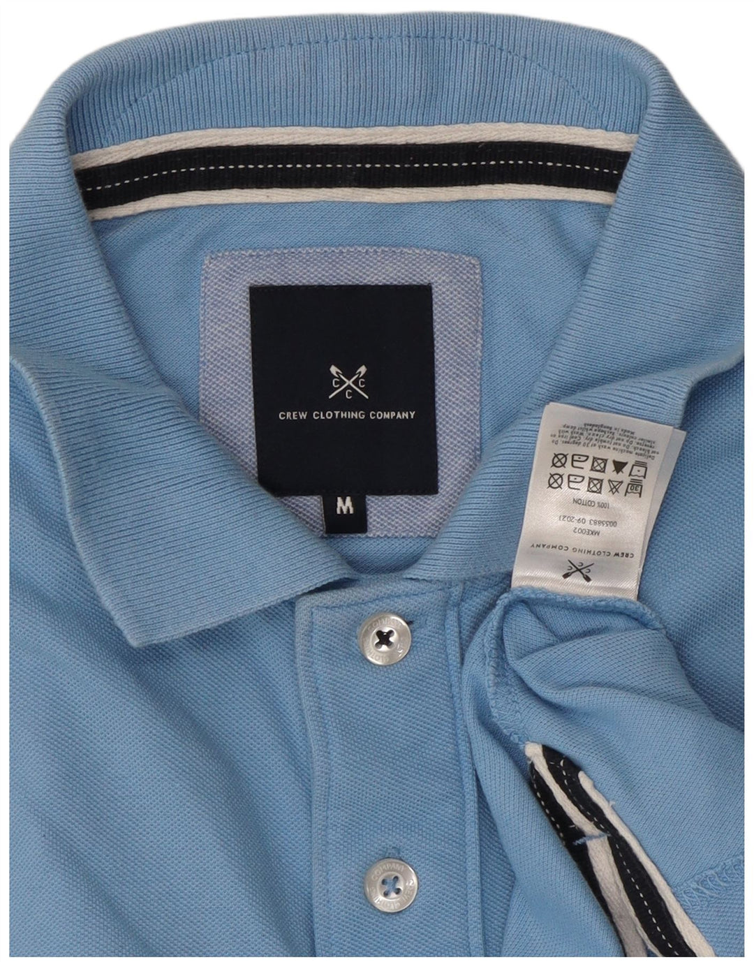 Męska koszulka polo Crew Clothing Średni niebieski, bawełniany