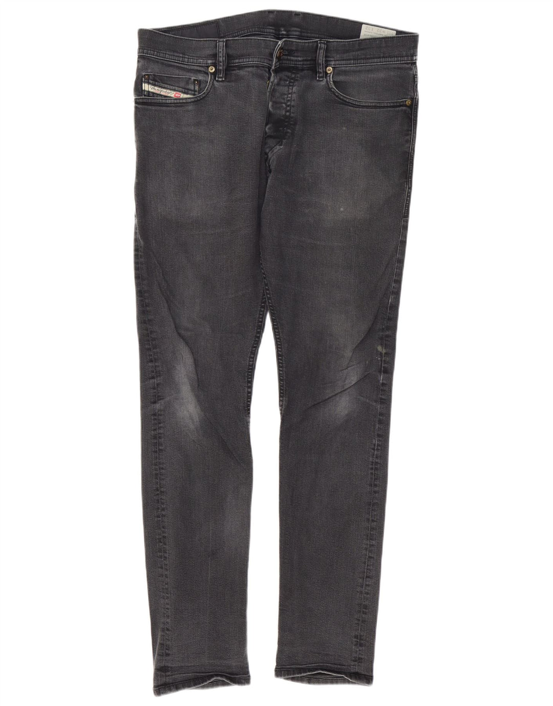 Diesel Męskie Carrot Slim Jeans W32 L32 Szara bawełna