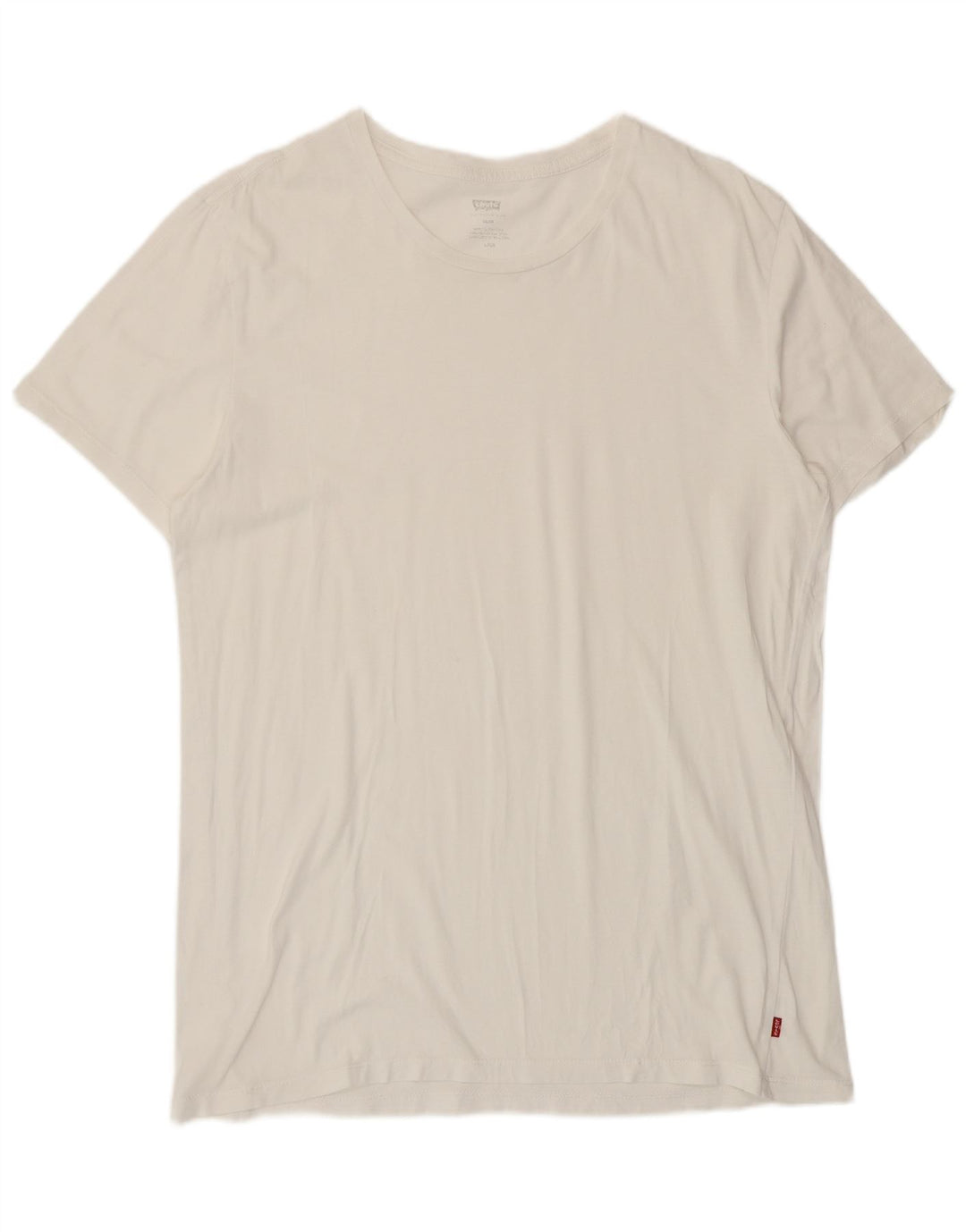Męski wąski T-shirt Levi's, duży, biały