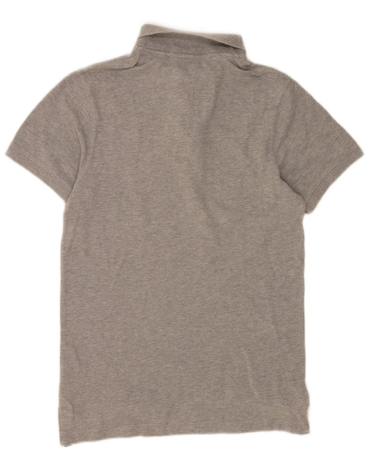 Męska koszulka polo Tommy Hilfiger, mała, szara, bawełniana