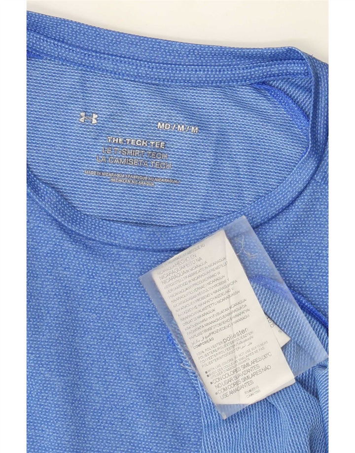 Męska koszulka t-shirt Under Armour z poliestru w kolorze średniego niebieskiego
