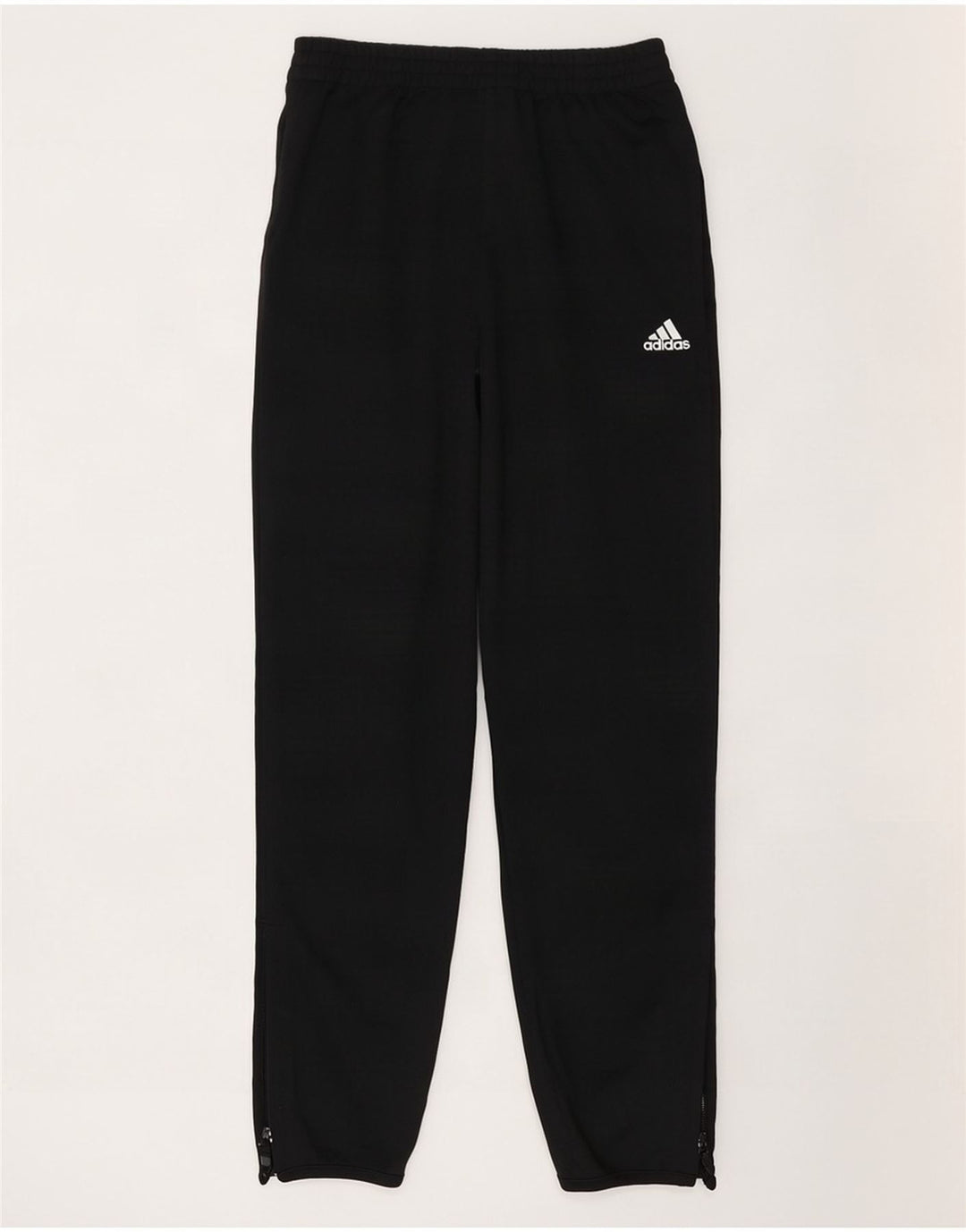 Damskie spodnie dresowe Adidas UK 8, małe, czarne, poliestrowe