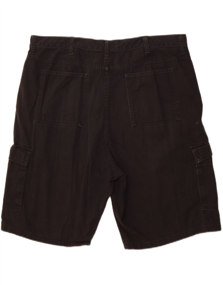 Męskie spodenki cargo WRANGLER W40 XL, czarne, bawełniane